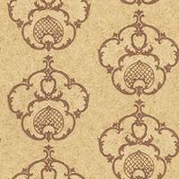 John Morris Wallpapers Portland Damask Gold, VPD 106