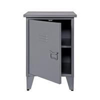 Jools Nightstand LHF, Metal Grey