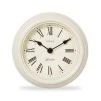 Jones Clocks Frankie Traditional Cream Analogue Wall Clock