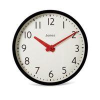 Jones Clocks Soho Black Analogue Clock