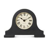 Jones Clocks Blackham Mantle Black Analogue Clock