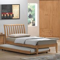Joseph The Wales 3FT Single Wooden Bed With Trundle Bed And Style Mattress