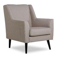 joseph fabric armchair latte