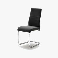 Jonas Metal Swinging Black Dining Chair