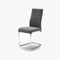 Jonas Metal Swinging Grey Dining Chair