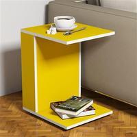 Jour Side Table, Yellow