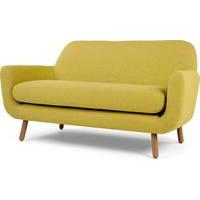 Jonah 2 Seater Sofa, Saffron Yellow