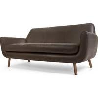 Jonah 3 Seater Sofa, Ale Brown Premium Leather
