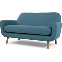 jonah 2 seater sofa marine blue