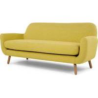 Jonah 3 Seater Sofa, Saffron Yellow