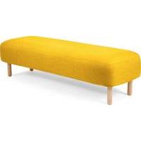 Jonah Upholstered Bench, Dandelion Yellow