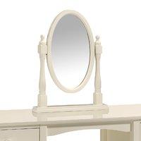 josephine 68x58cm dressing table mirror in white