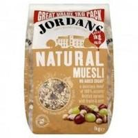 Jordans Muesli - Natural 1kg (Pack of 12)