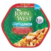 John West Light Lunch Mediterranean Style Tuna Salad 6x220g