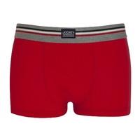 Jockey® Cotton Stretch Short Trunk 3-Pack, Grey Melange/Red/Navy, size 2XL