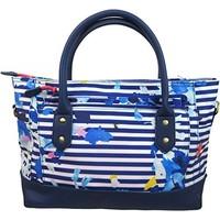 joules everyday canvas multi flo stripe blue accessories bags one size