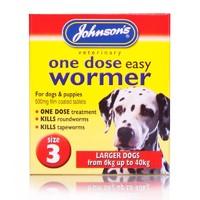 Johnsons Easy One Dose Wormer Large Dogs