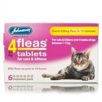 johnsons 4fleas tablets for cats kittens