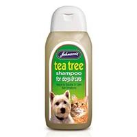 Johnsons Tea Tree Shampoo Dog 200ml pack of 6