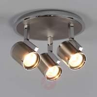 Jordis - 3-bulb circular ceiling spotlight