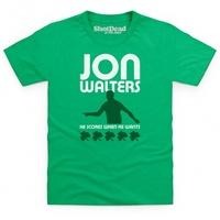 jon walters he scores when he wants kids t shirt