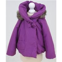 John Lewis, age 2-3 years purple hooded jacket