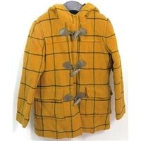 Joules Age 7 Mustard Yellow Wool Blend Coat