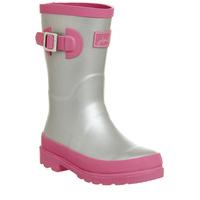 Joules Boot SILVER PINK