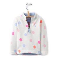 Joules Infant Fairdale Half Zip Sweatshirt Multi Spot