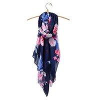 Joules Wensley Scarf Cerise French Navy Beau Bloom