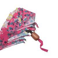 Joules Brolly Umbrella Dark Pink Floral