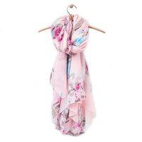 Joules Harmony Scarf Rose Pink Beau Floral
