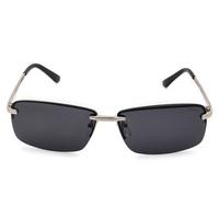 JOGAL Luxury Sun Glasses Polarized Sunglasses Driving Man Male Fashion Metal Frameless Lightweight Retro Vintage UV400
