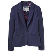 Joules Justine Textured Blazer, Navy, UK18