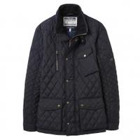 Joules Mens Stafford Quilted Jacket, Marine Navy, L