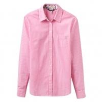 Joules Ladies Lucie Semi Fitted Shirt, True Pink Stripe, -