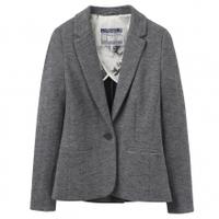 joules justine textured blazer dark grey uk10