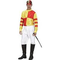 jockey redyell grnppl costume medium for horse riding sport fancy dres ...