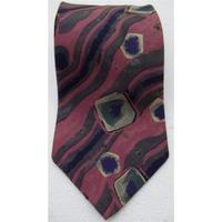 Jonelle Pink Patterned Silk Tie