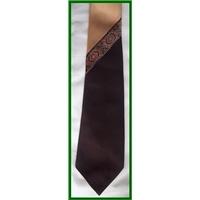 John Paterson - Dark Brown, Orange and Beige - Tie