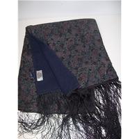 Jonelle Navy Paisley Pattern Gentlemans Scarf