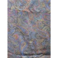 Jose Piscador - Reversible Blue / Paisley Print Scarf