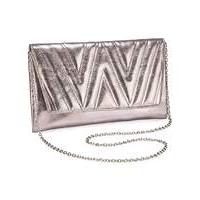 Joanna Hope Quilted Metallic Clutch