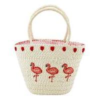 Joe Browns Flamingo Basket Bag