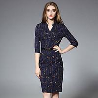 jojo hans womens casualdaily chinoiserie sheath dressfloral v neck abo ...