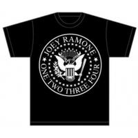 Joey Ramone 1234 Seal Mens T Shirt: X Large