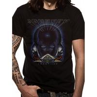 journey frontiers unisex small t shirt black