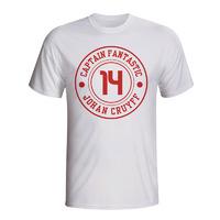 Johan Cruyff Ajax Captain Fantastic T-shirt (white)