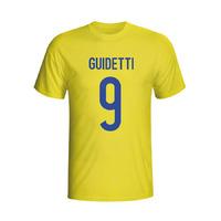 john guidetti sweden hero t shirt yellow kids