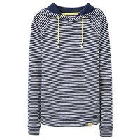 Joules Marlston Hooded Sweatshirt French Navy Stripe